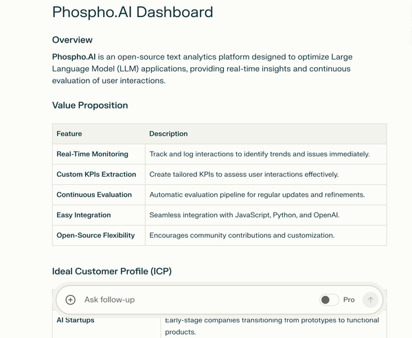 How to copy tables from Perplexity.ai